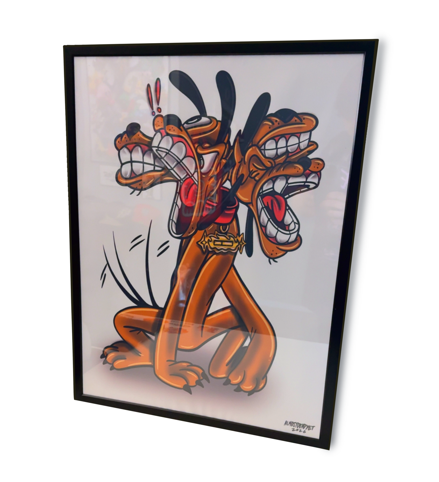 "FRUSTRATION" FRAMED ART PRINT